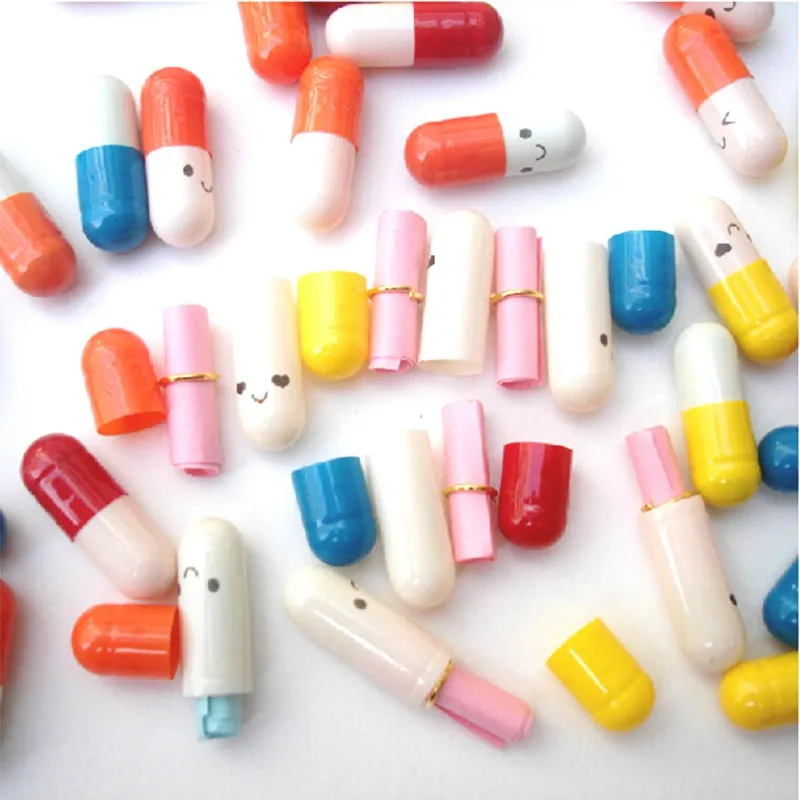 

Expression Capsules Love Pills Put In Wishing Drift Botella Lovers Gifts 50Pcs