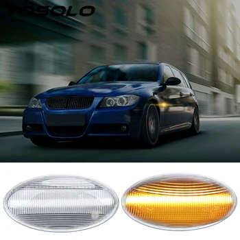 

YOSOLO A Pair Turn Signal Light Blinker Light Flowing Water Light LED Car Dynamic Side Marker Signal Lamp