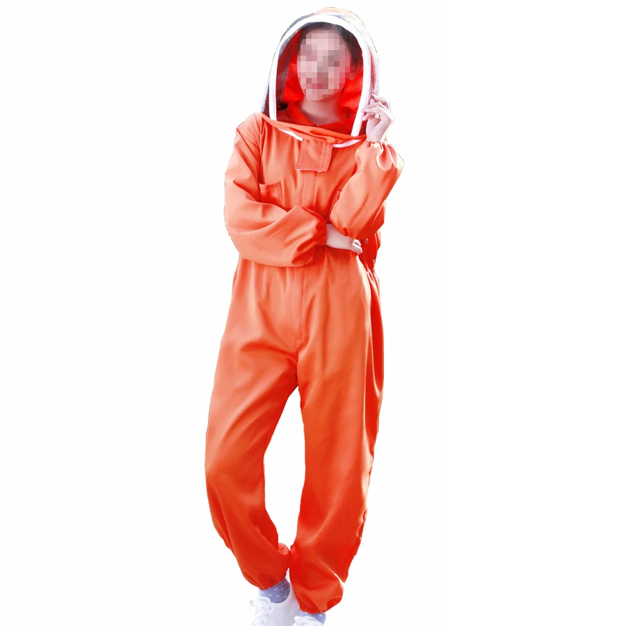 1 set beekeeping suit for bee keeper professional equipment yellow orange red beesuit cutton protective Anti bee