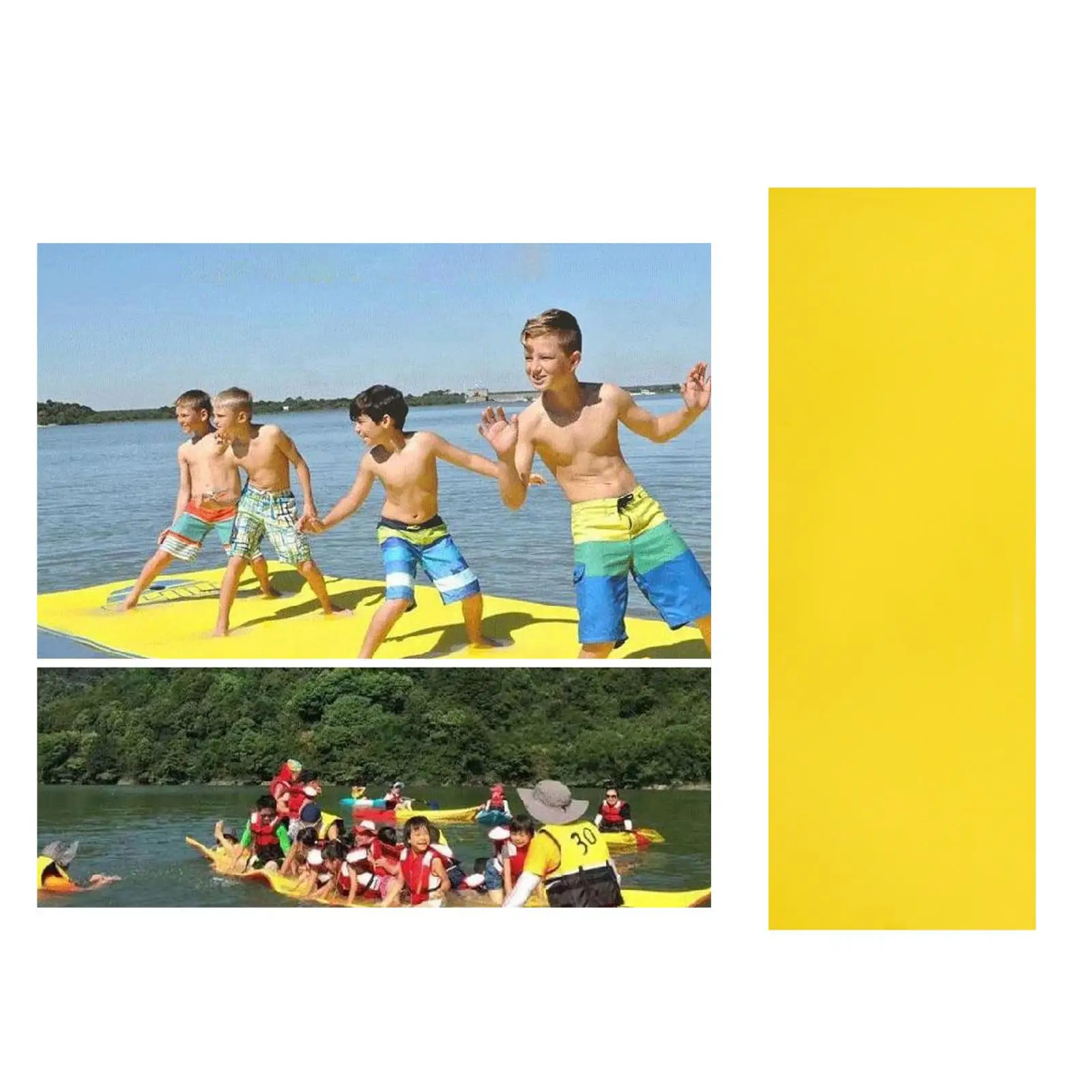 3 Layer Anti-tear XPE Foam Floating Pad Durable Water blanket water floating bed pad the softest float mat | Спорт и развлечения