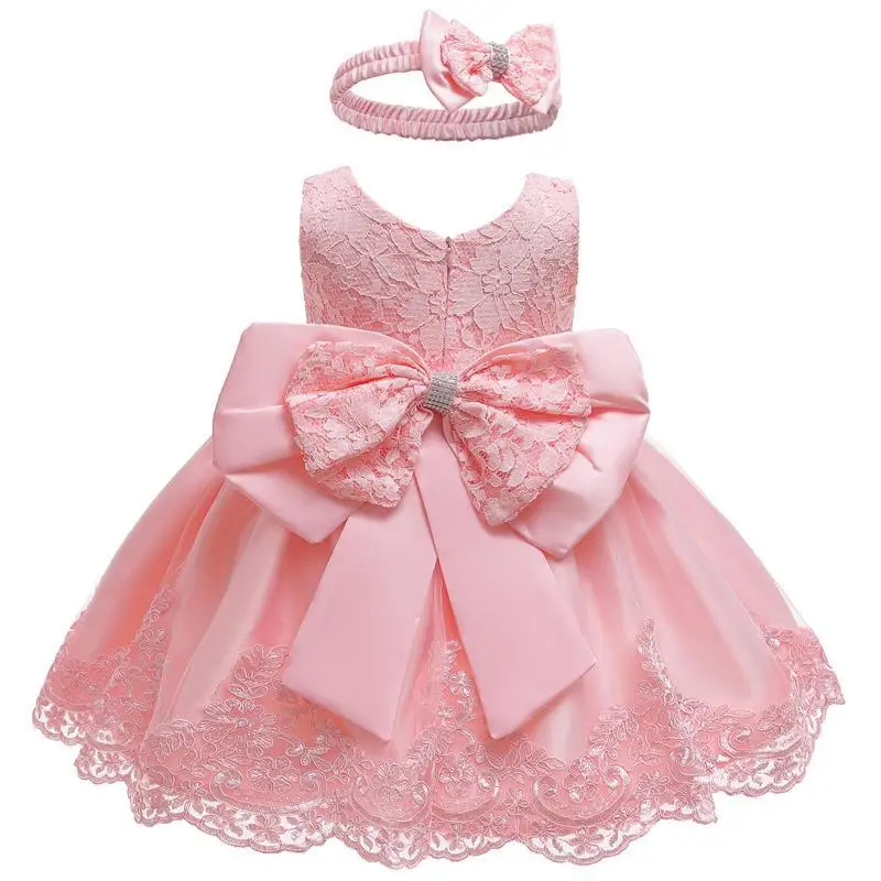 Baby Girl Clothes Vestidos Infantil Girls Princess Dress Infant Cute Birthday Baptism Party Newborn Kids Wedding Dress