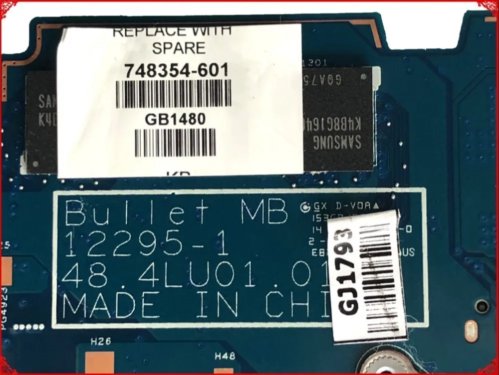 Высокое качество 748354-601 для hp Probook 1040 G1 материнская плата для ноутбука SR1EA I7-4600U DDR3 полностью протестирована
