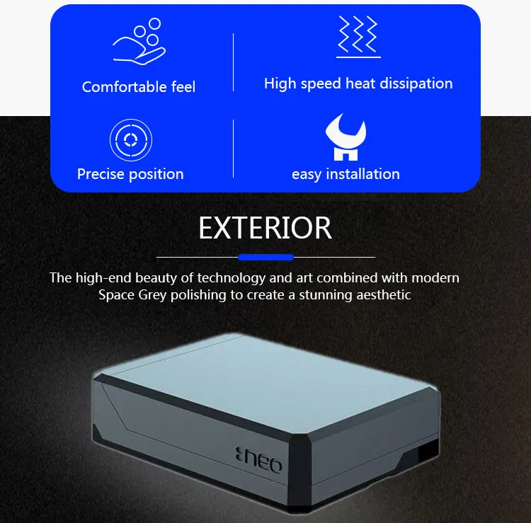 Чехол Argon NEO Raspberry Pi 4, минималистичный дизайн, тонкий алюминиевый корпус, пассивное охлаждение, прочный, но портативный раздвижной Магнитный верх