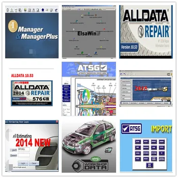 

2020 High Quality Alldata10.53 Mit/chell OD5 software heavy heavy truck U.ltraMate Elsawin Vivid ATSG 26 in 1tb HDD all/data