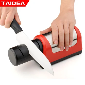 

TAIDEA Electric knife sharpener Two stage Diamond detachable accessories kitchen knife sharpener Honing System Tools Sharpening