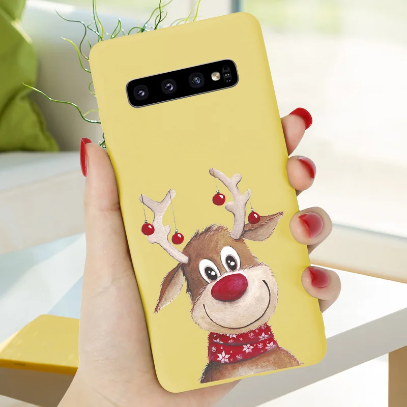 A4 Яркие Рождественские чехол s для samsung Galaxy S10 S9 S8 плюс S10e чехол J4 J6 J3 J5 J7 плюс Чехол Мягкий силиконовый чехол - Цвет: A4