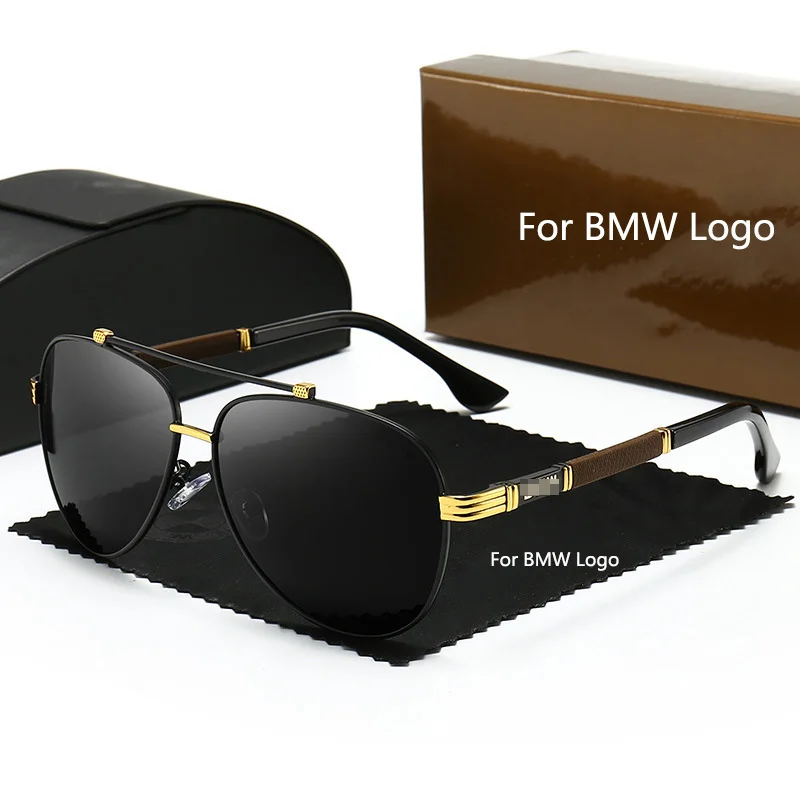 Men's Sunglasses Anti-UV Fashion Polarized With Cars BMW Logo Multi-Color Oval Lens Safety Essential For Outdoor Sports Glare |