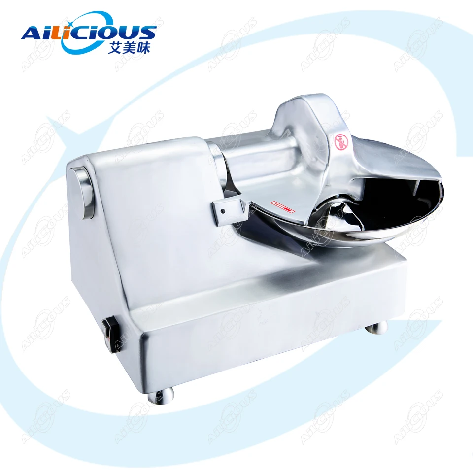 

HLQ8 5.5L Commercial Electric cutting mixer for meat and vegetable meat chopper food cutter Machine Stainless Steel