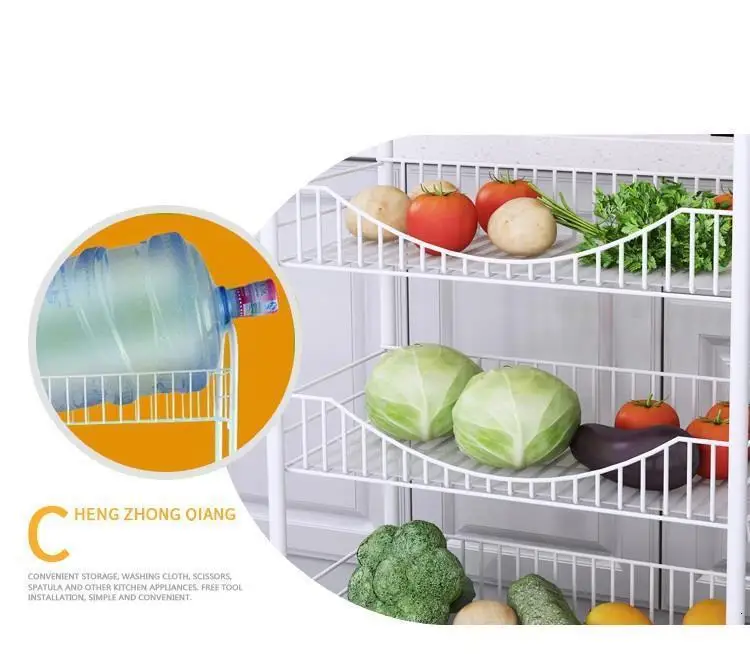 Etagere дальность кухни леса Cosas De Cocina Органайзер полки тележки с колесами кухонные полки для хранения