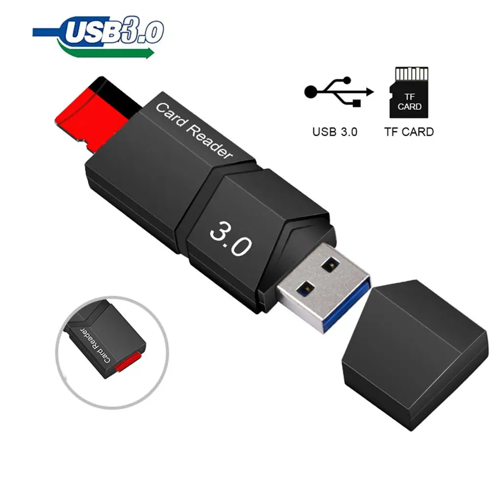 

Мини-кардридер USB 3,0 SD/Micro SD TF OTG Смарт-адаптер карты памяти для ноутбука USB 3,0 смарт кардридер SD кардридер