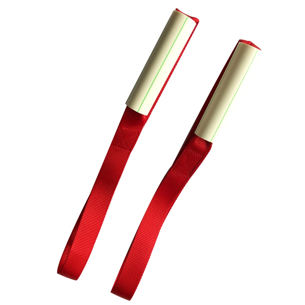 1 Pair Marine Kayak Canoe Hood Trunk Tie Down Loops Anchor Straps for Car, Red