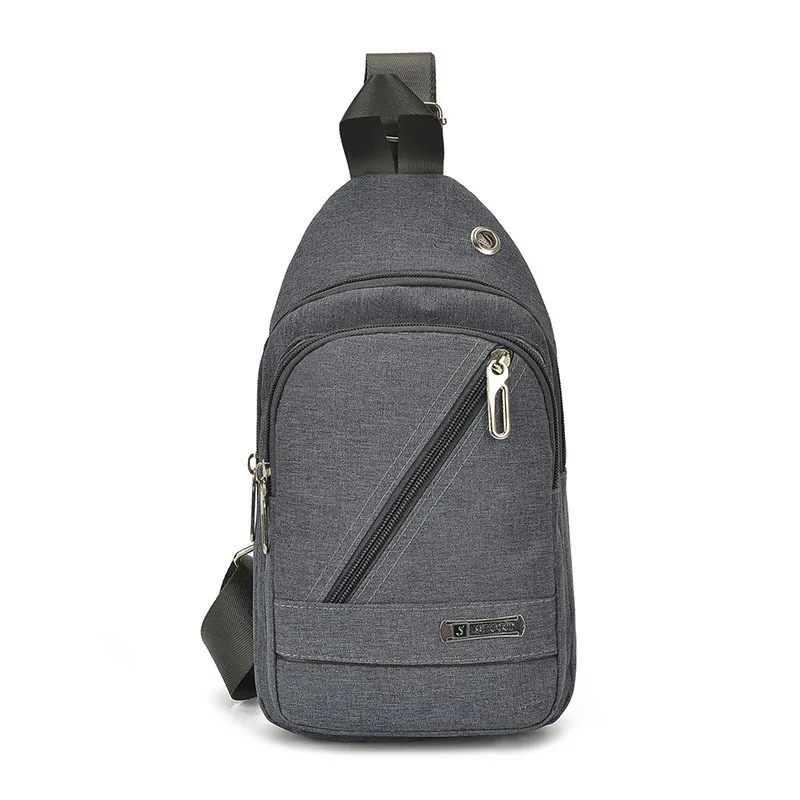 

Men's Chest Bag Waterproof Men's Messenger Bag Multifunctional Shoulder Bag Outdoor Sports Chest Bag