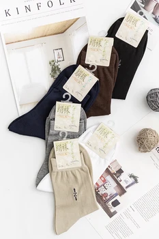 

Leechee 2020 new silk Business Breathable Compression men's socks stockings natural silk long socks gift for a man fashion socks