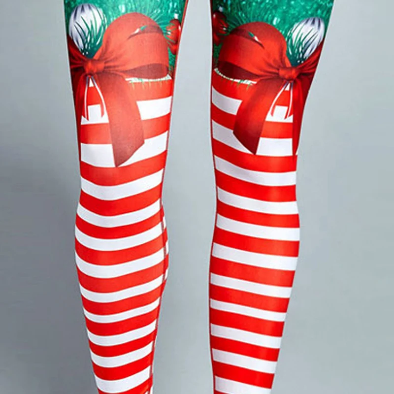 Женские рождественские леггинсы,, женские красные модные леггинсы, брюки с цифровым принтом, брюки, Стрейчевые штаны размера плюс для девочек