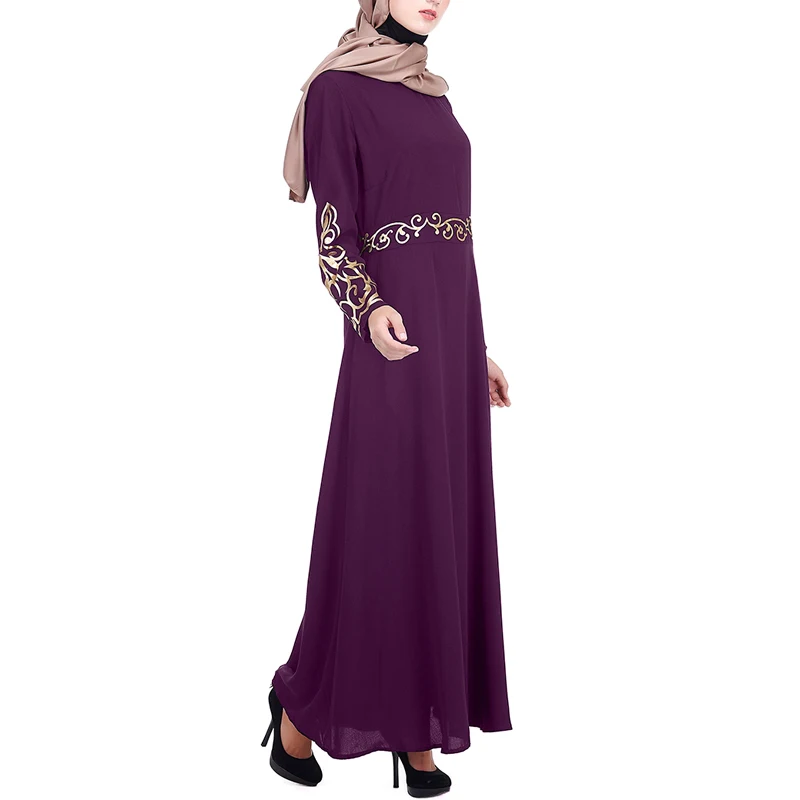 MISSJOY/комплект из двух предметов, одежда для женщин мусульманских стран, женские вечерние платья с принтом золотого, турецкого, Ближнего Востока, винтажная Женская одежда в исламском стиле