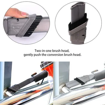 

Hard Floor Articulating Brush For Dyson V6 DC35/45/52/58/59/62/63 Vacuums Set