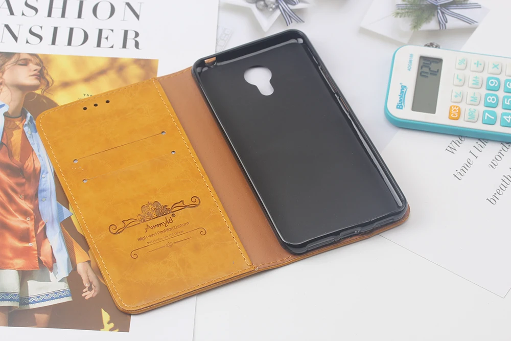 AMMYKI acer Z6 Plus чехол Хороший без запаха горячий треугольник знак бумажник телефон задняя крышка флип кожаный 5,5 'для acer liquid z6 plus чехол