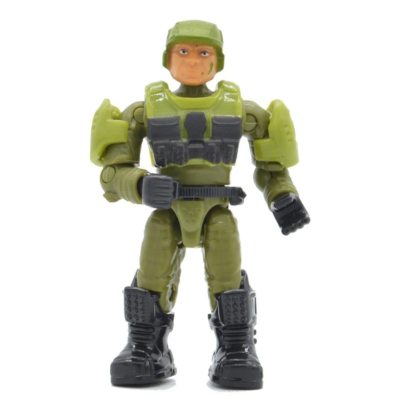 Дешево 10 20 50 шт Лот Halo Wars случайные стили воинов монстров конструкторных блоков, Детские кубики с рисунками из игр Игрушки с Книги об оружии Пистоле...