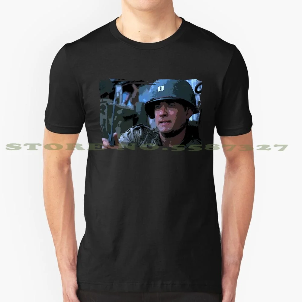 Risparmio Pvt. Ryan Cool Design Trendy T-Shirt Tee Privato Ryan Saving Private Ryan Matt Damomo War Ww2 Ww11 Ww1 Vietnam Captain