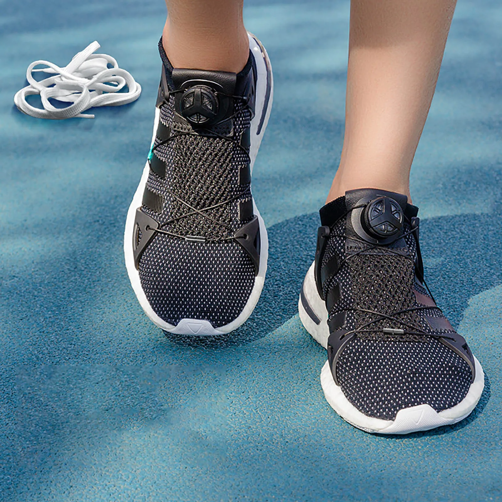 Tanio 1 para sportowe elastyczne sznurowadła automatyczne buty