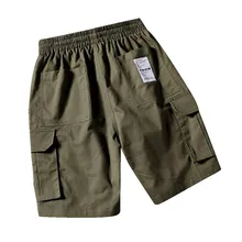 Спортивные мужские шорты, мужские летние уличные повседневные шорты с несколькими карманами в стиле пэчворк, шорты-карго, мужские шорты, шорты-карго, Homme Korte Broek Heren