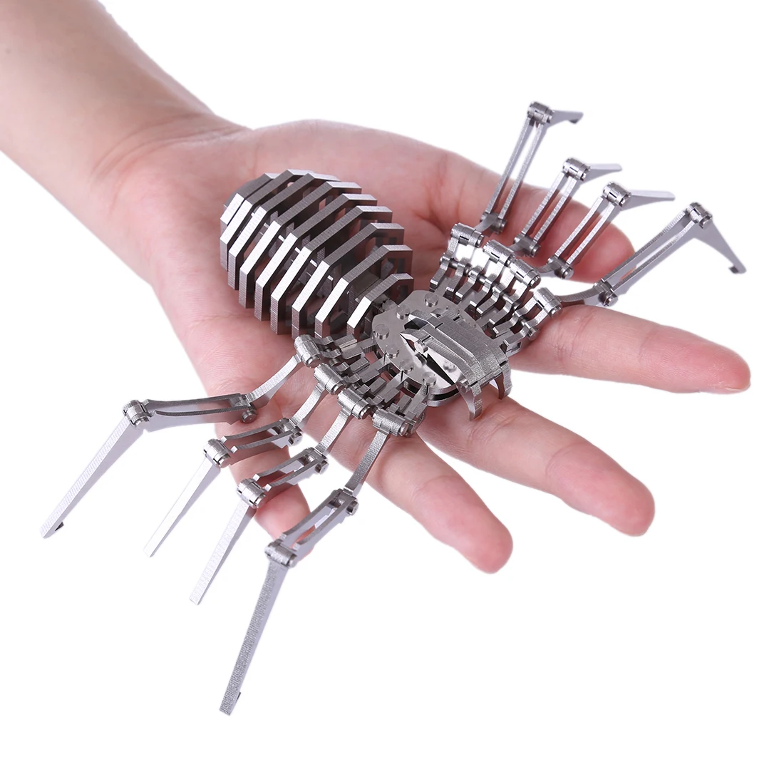 84 шт./компл. DIY сборная Модель Строительный набор 3D из нержавеющей стали съемная