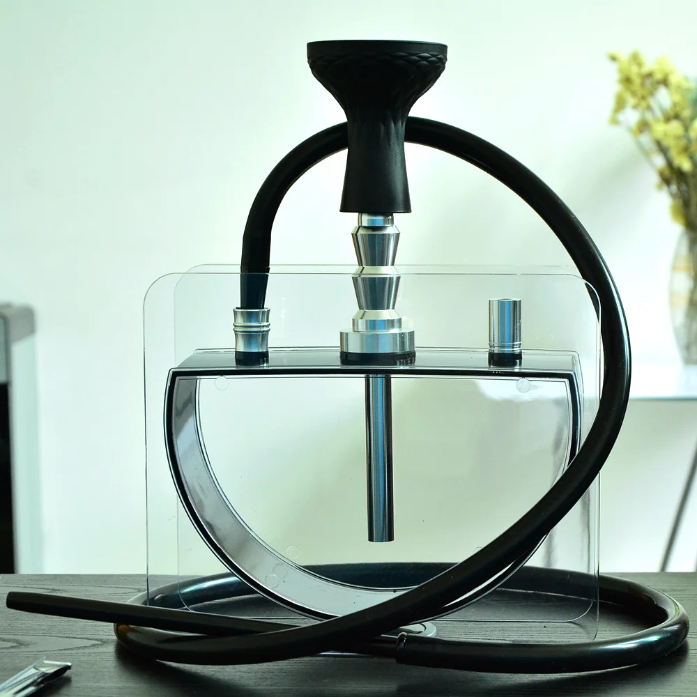 Набор акриловых кальянов для труб кальян с силиконовой чашей Sheesha металлические