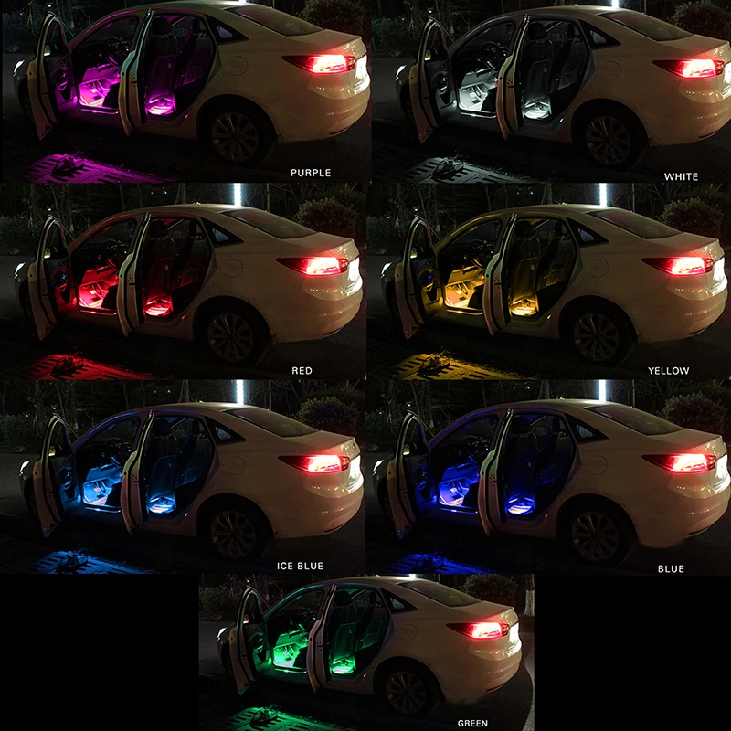 POSSBAY 4 в 1 USB RGB атмосферная лампа 16 светодиодных лент светильник с дистанционным
