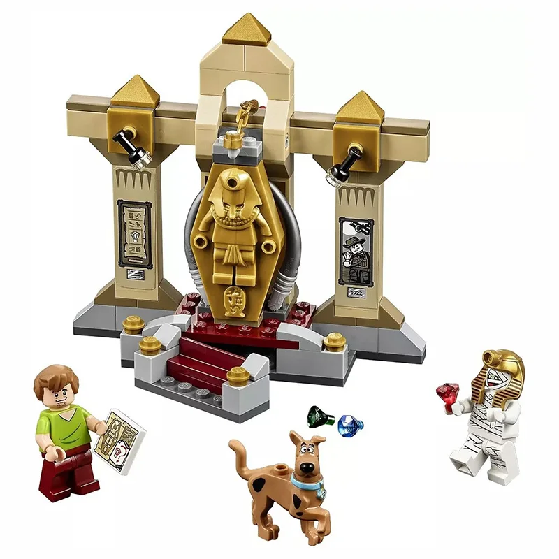 

75900 Mummy Museum Mystery Scooby Doo Video Game Blocks 110 pcs Egyptian Building Gifts Children's Toys