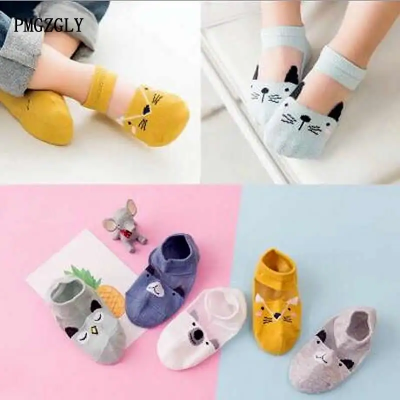 Baby Socks for Girls Boys 0-5Y Infant Cotton Mesh 5Pairs/lot
