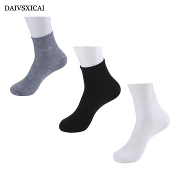 

6Pairs/Lot=12pieces Long Tube Polyester Socks Mens Fashion Casual Man's Sports Socks Spring Autumn Long Socks Male