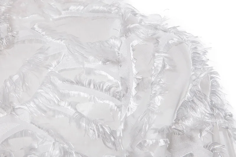 Men See Shirt Feather Lace Shirt Transparent Clubwear Shirts