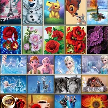 5D полная алмазная живопись кошки и котята мультфильмы на заказ алмазное искусство круглая Алмазная мозаика вышивка Настенная бумага домашний декор