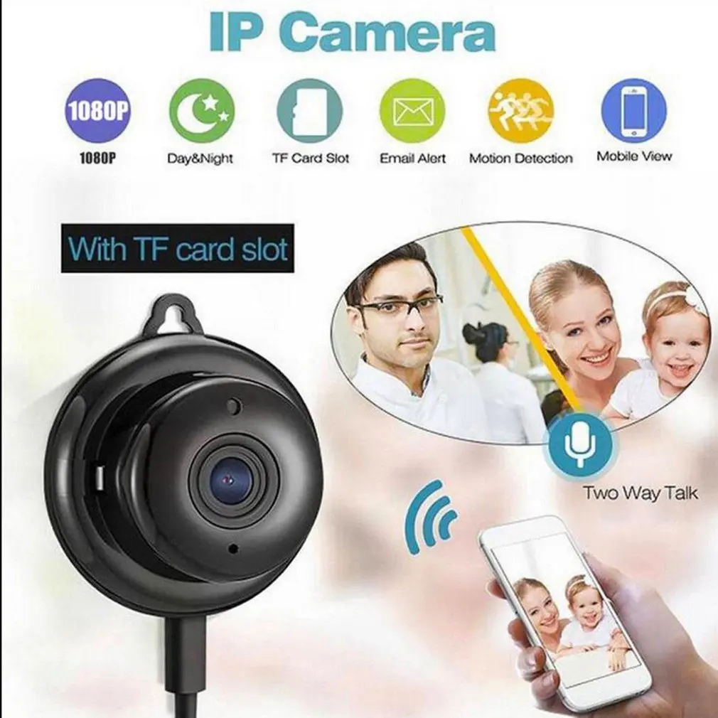 

V380 Wireless Mini WIFI IP Camera HD 1080P Smart Home Security Camera Night Vision Network Hd Smart Wireless Camera