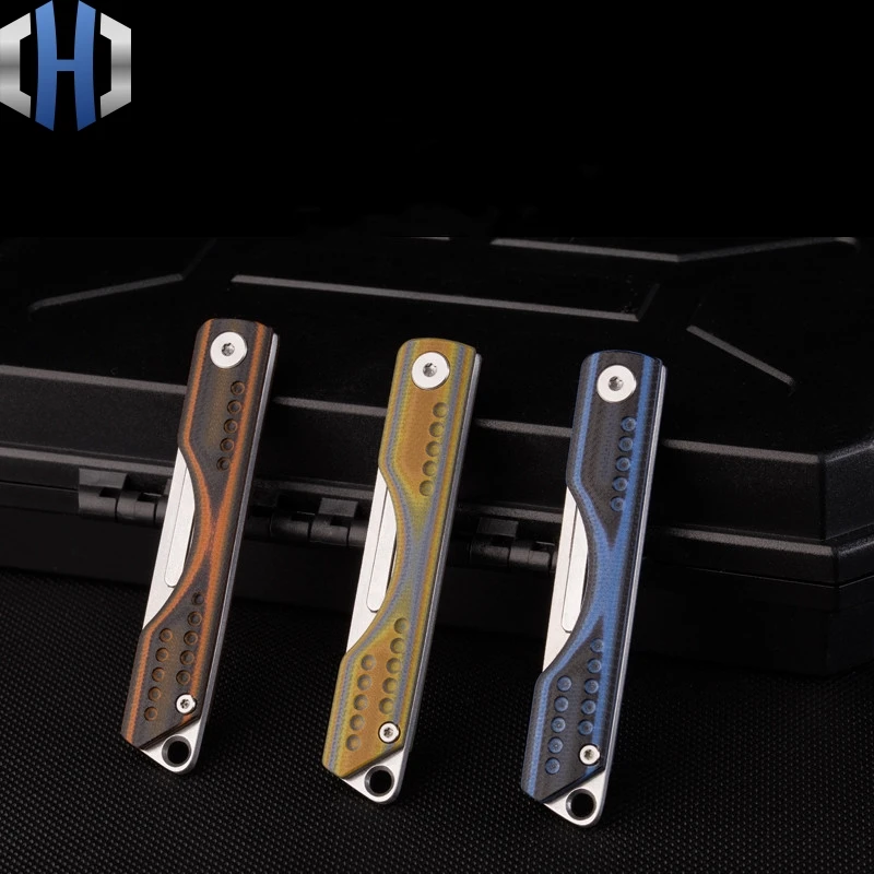 G10 Нож складной мини-нож с EDC Складной нож острый ключ нож складной нож универсальный нож безопасность
