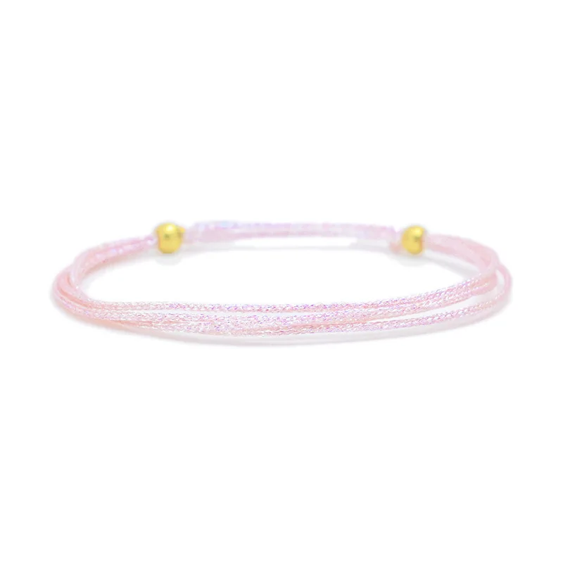 Meetvii Magic Colour Rope Bracelet Women Men Handmade Woven Gold Thread String Copper Bead Bracelet Couple Friendship Jewelry - Image 5