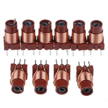 

10pcs 12T 0.6uh-1.7uh Adjustable High-Frequency Ferrite Core Inductor Home improvement