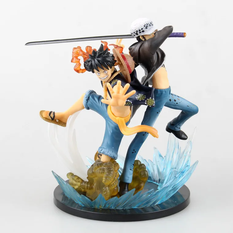 

Five Anniversary Commemorative Edition One Piece Luffy & Trafalgar Garro Fit Technology Battle Scene Garage Kit