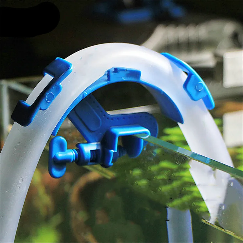 New Hot Blue Fish Aquarium Filtration Water Pipe Filter Hose Holder Tube Tank Mount Home Hardware Tools Supplies Accessories | Дом и сад
