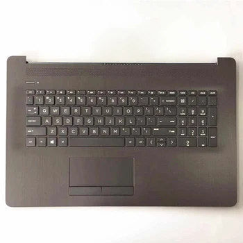 

New for HP 17-by 17-ca C case with keyboard trackpad palm holder backlit grey l22749-001