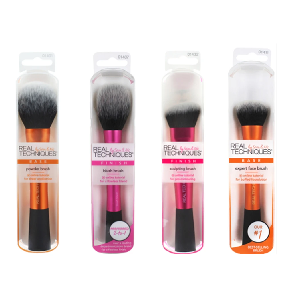 NEW Make up Brushs Makeup sponge Maquillage Real Technique Makeup Brushs Powder Loose Box Belt foundation brush|Eye Shadow Applicator| - AliExpress