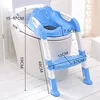 2 Colors Folding Baby Potty Infant Kids Toilet Training Seat with Adjustable Ladder Portable Urinal Potty Training Seat Children ► Photo 3/6