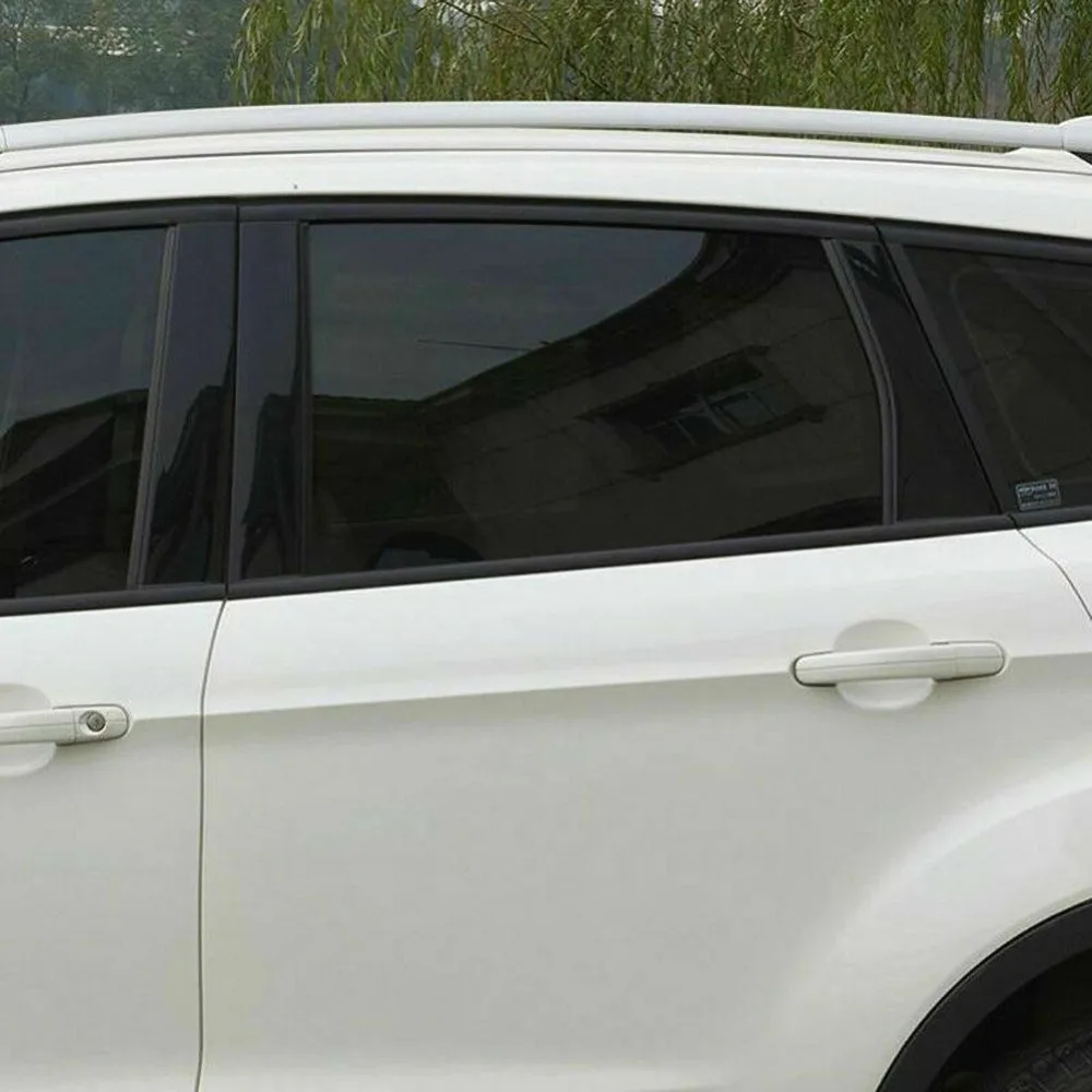 100x50 см, темно-черная Тонирующая пленка для окна автомобиля, стекло VLT 5%, не вырезанное рулонное стекло для окон, летнее Солнечное УФ-защитное стекло, пленка