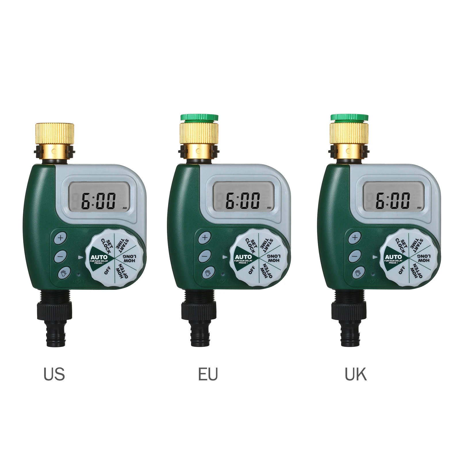 Automatic Water Timer Garden Irrigation Filter Connection Programmable Schedule Clock ON & Off Garden Watering Faucet Controller
