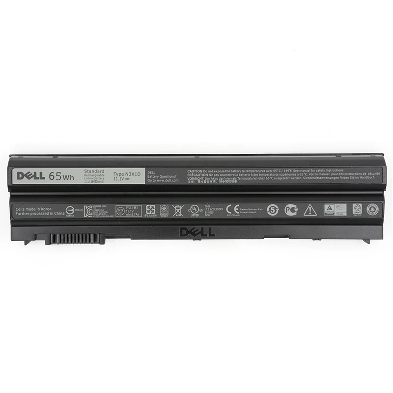 Ноутбук Замена литий-ионная батарея для DELL E6540 E6440 E6430 E6420 E5420 N3X1D 65WH 11,1 v - Цвет: 11.1V