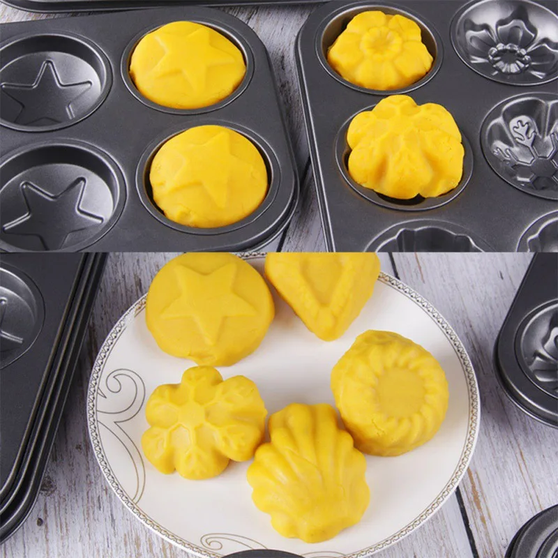 Cake Mold Muffin Cake Mold Oven Chocolate Baking Tray Home Kitchen Dining Bake Ware For Kitchen Baking Pans Bakery Bakeware