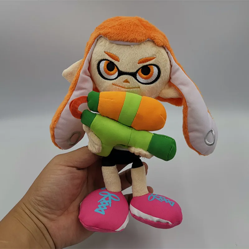 Горячая игра маленький Бадди Splatoon 2 Плюшевые игрушки Мягкие игрушки кукла Подарите вашему ребенку подарок на день рождения - Цвет: Оранжевый