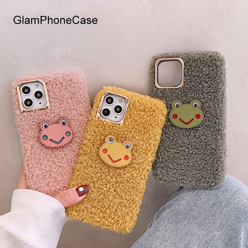 GlamPhone чехол/Детские игрушки чехол для телефона iPhone11Pro Max/diamond X XS Max XR Мягкая
