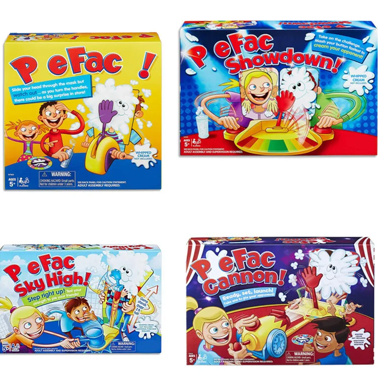 

Children's Toys Board Game "Cake in the face" (Pie Face) Family Party Fun Game Prank Joke Toy Finger Game Toys for Kids Gift .