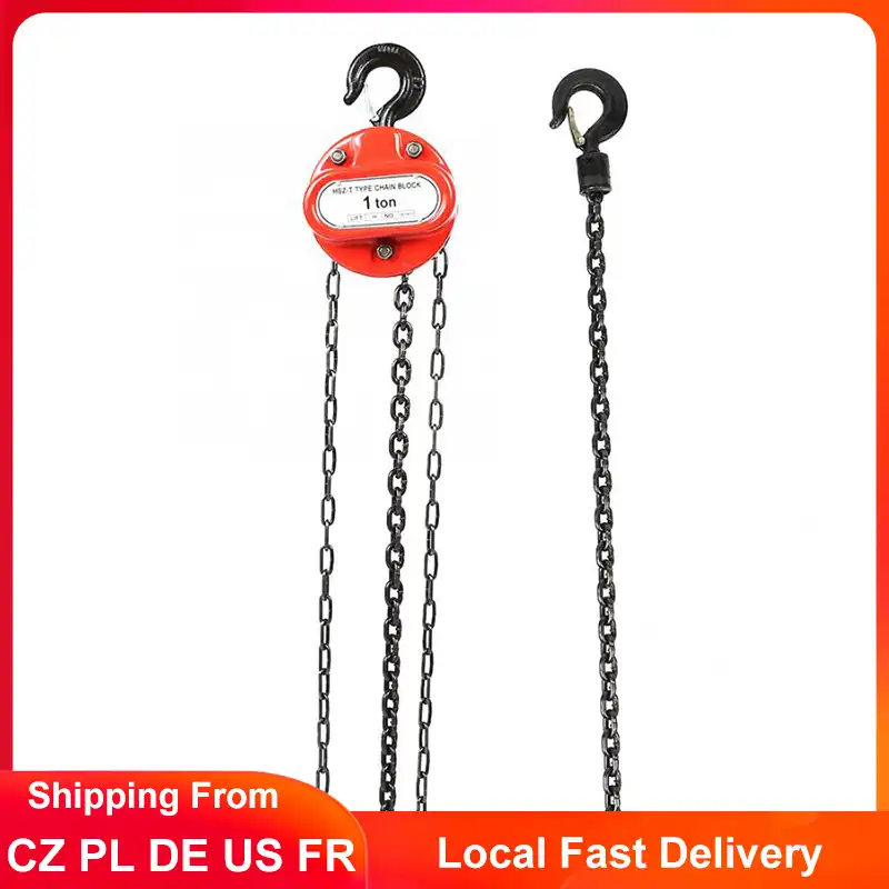 3m Chain 2T Chain Block Hoist Heavy Load Lightweight Chain Puller Block Lifter